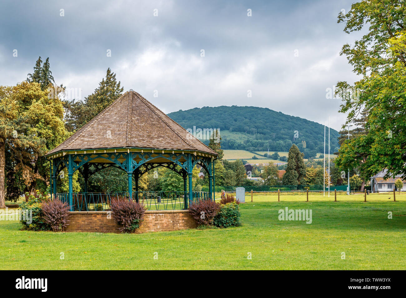 Bailey Parco e Giardino Sensoriale ad Abergavenny, Monmouthshire, Galles Foto Stock