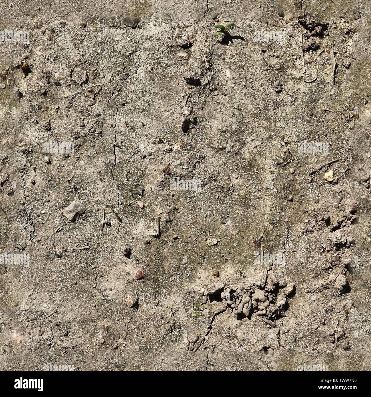 Molto dettagliate texture seamless pattern di acri di terra e sporcizia iin ad alta risoluzione Foto Stock