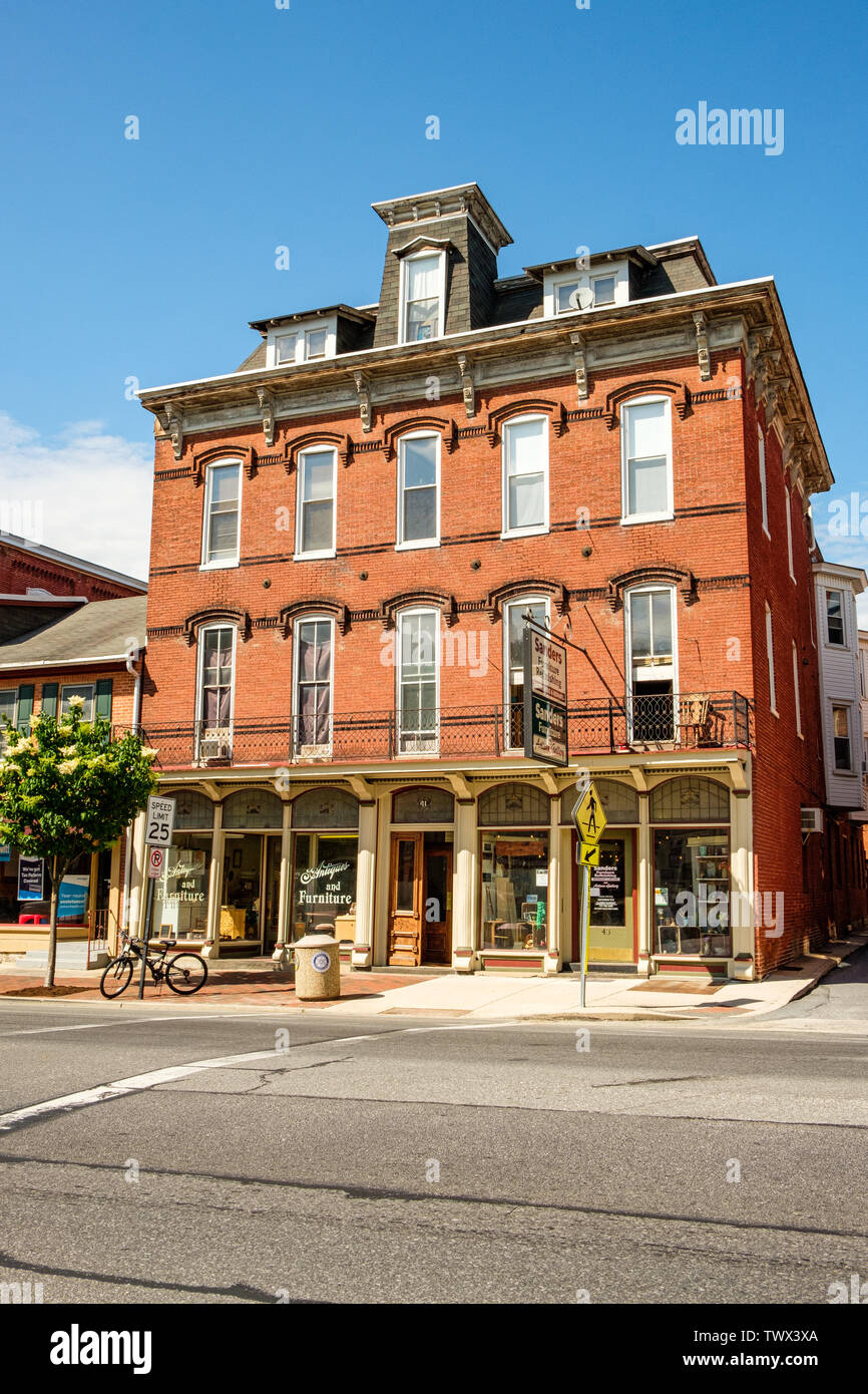 Sanders finitura di mobili, 43 East Main Street, Waynesboro, Pennsylvania Foto Stock