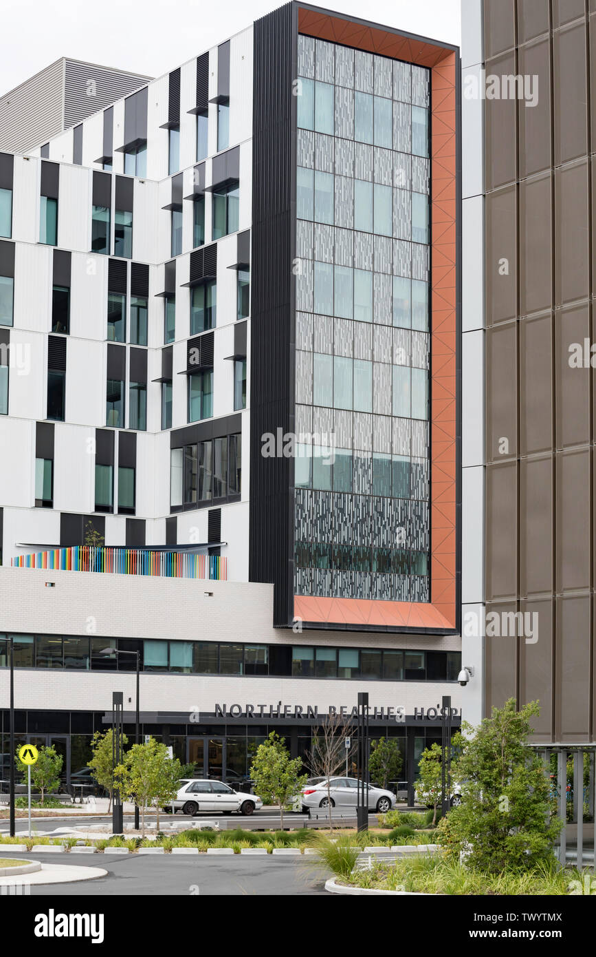 Foresta francese, Syd. Aust giugno 2019: L'ospedale Northern Beaches, recentemente aperto, ricomincia a leggere dopo la rimozione della parte del corpo sbagliata durante l'intervento chirurgico. Foto Stock