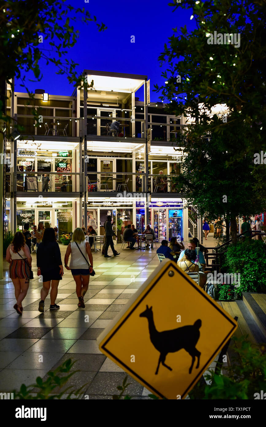 Il contenitore Park nel centro cittadino di Las Vegas Foto Stock