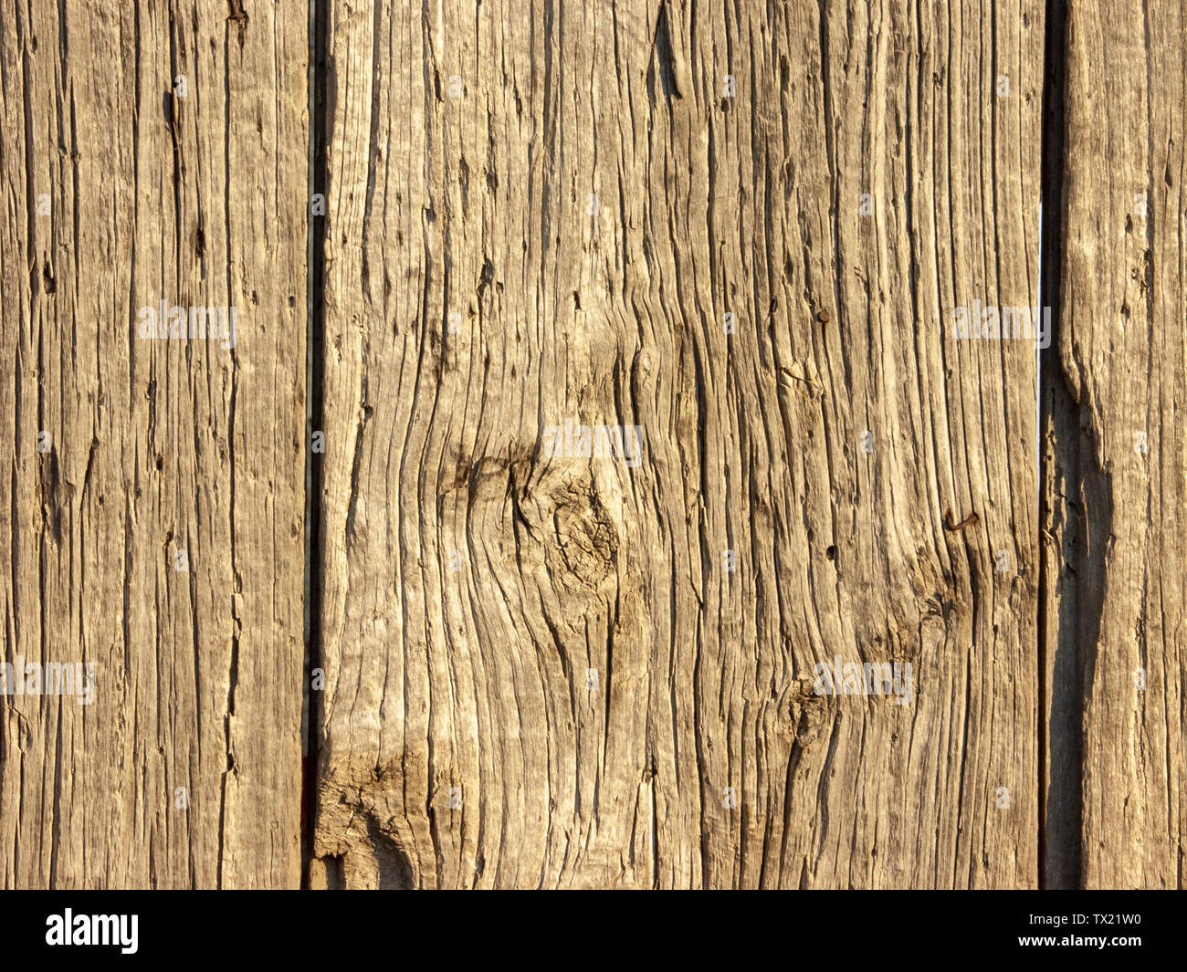 Pannelli e tavole di legno di una casa rurale, utilizzato per porte e finestre e cantine, dipinte e eroso dal tempo, Italia. Foto Stock
