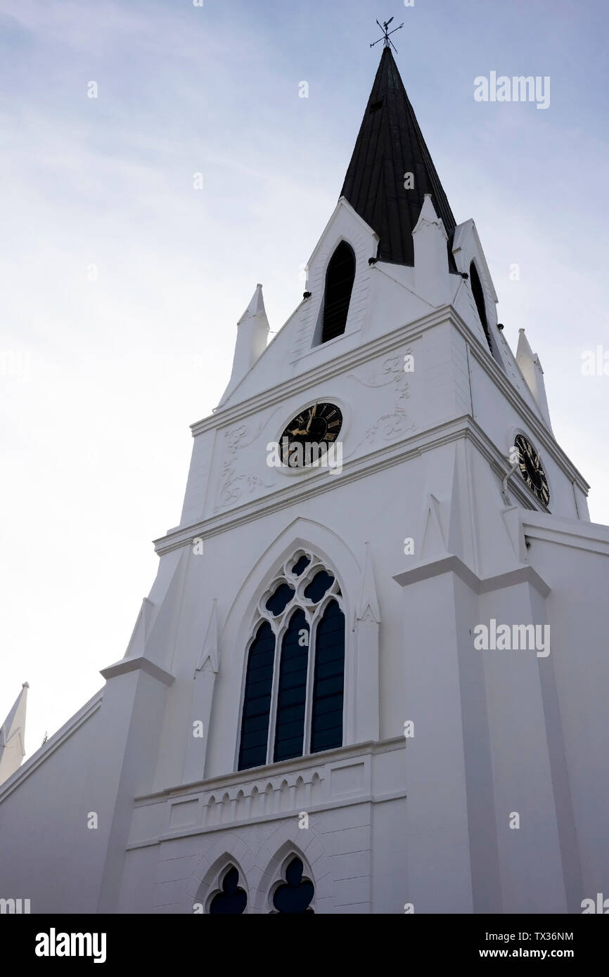 Moedergemeente Stellenbosch, (Chiesa Madre in afrikaans) è il histroric chiesa olandese riformata in Stellenbosch. Foto Stock