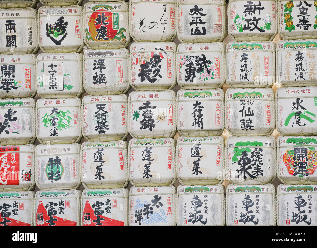 Meiji Jingu, Yoyogi Park, Tokyo, Giappone Foto Stock