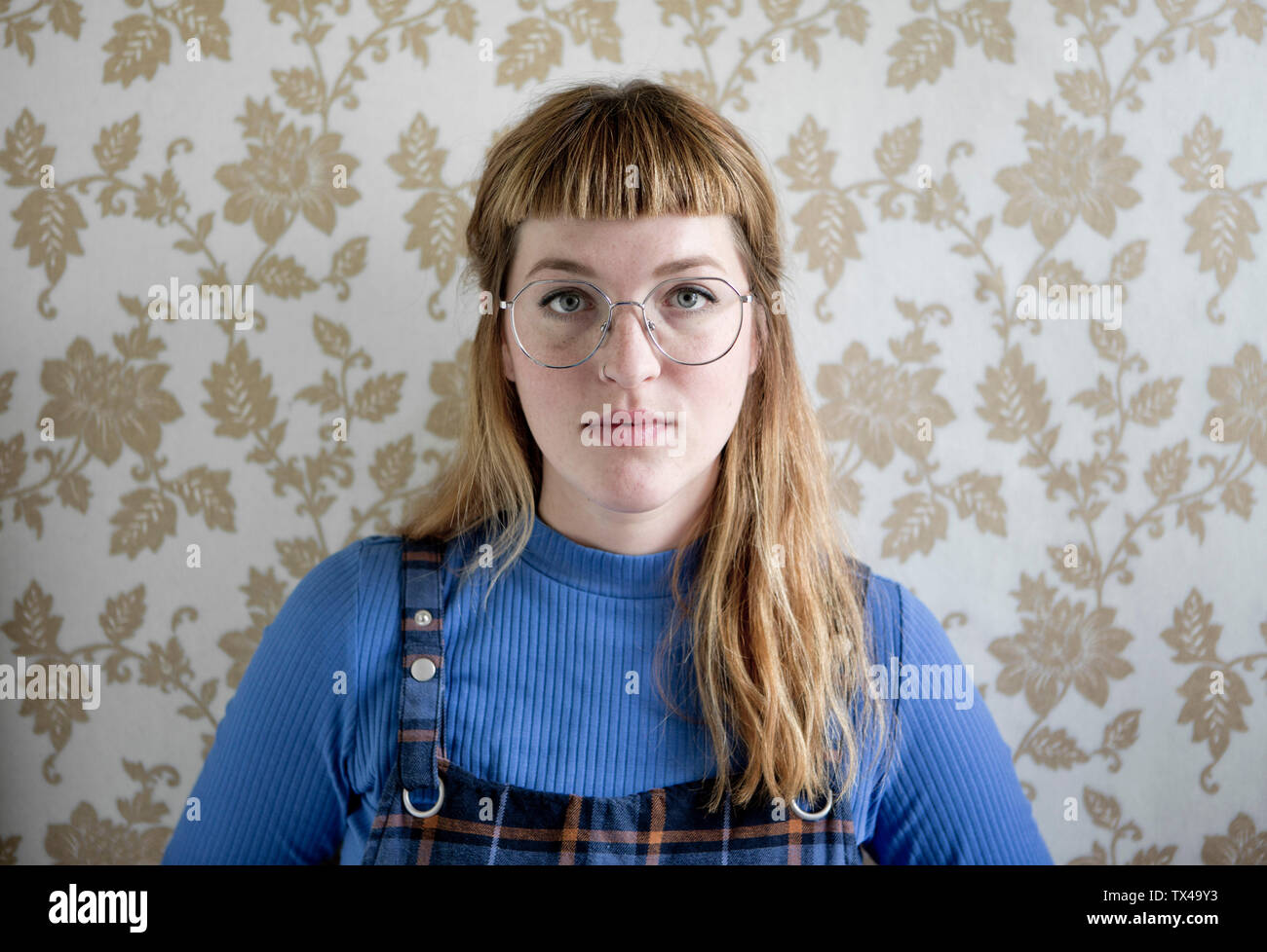 Ritratto di una studentessa Foto Stock