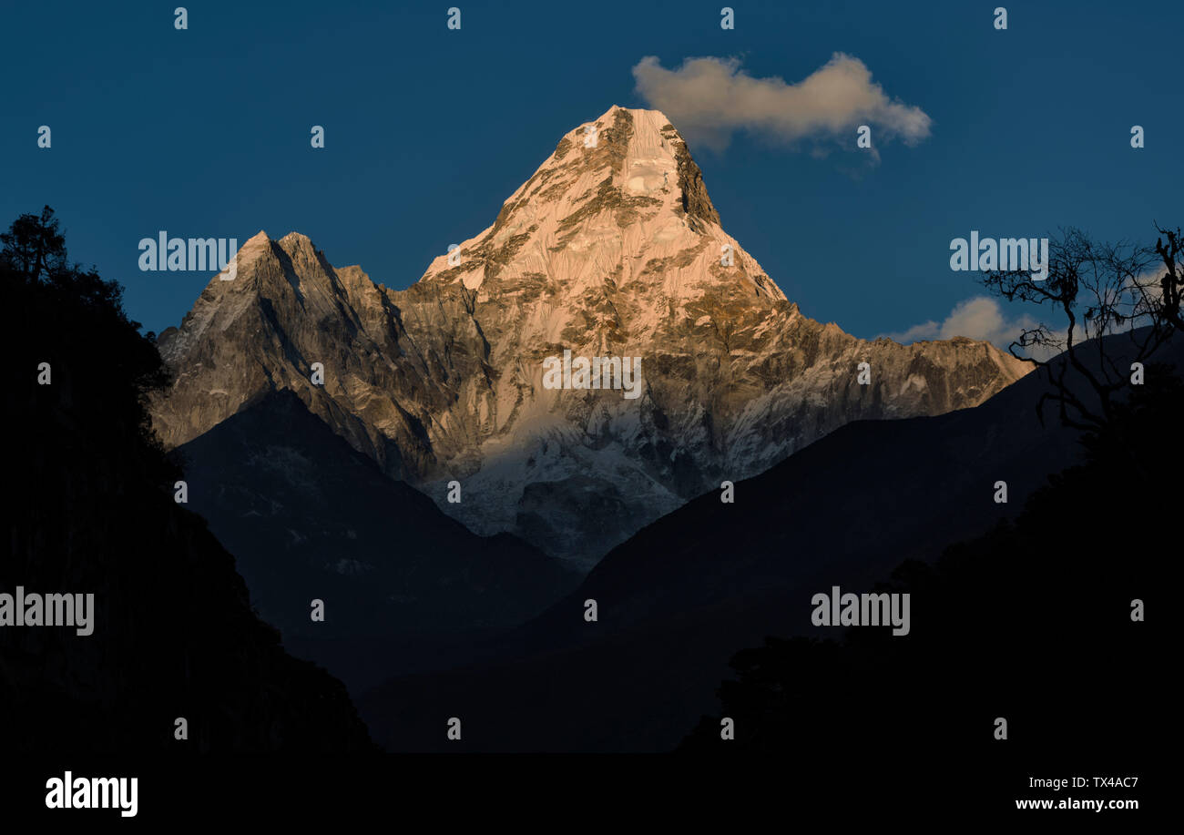 Il Nepal, Solo Khumbu, Everest Foto Stock
