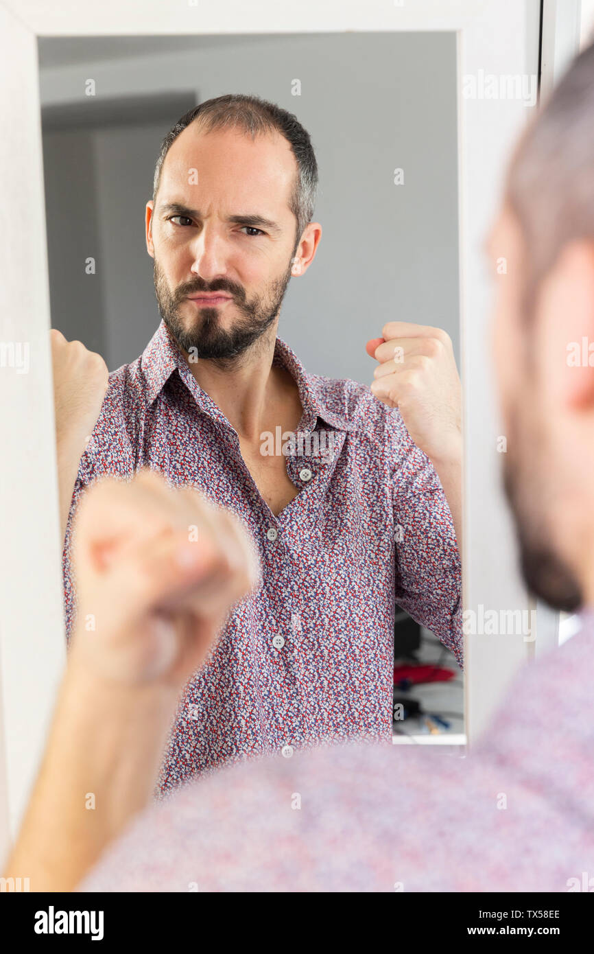 La fiducia in sé stessi. Foto Stock