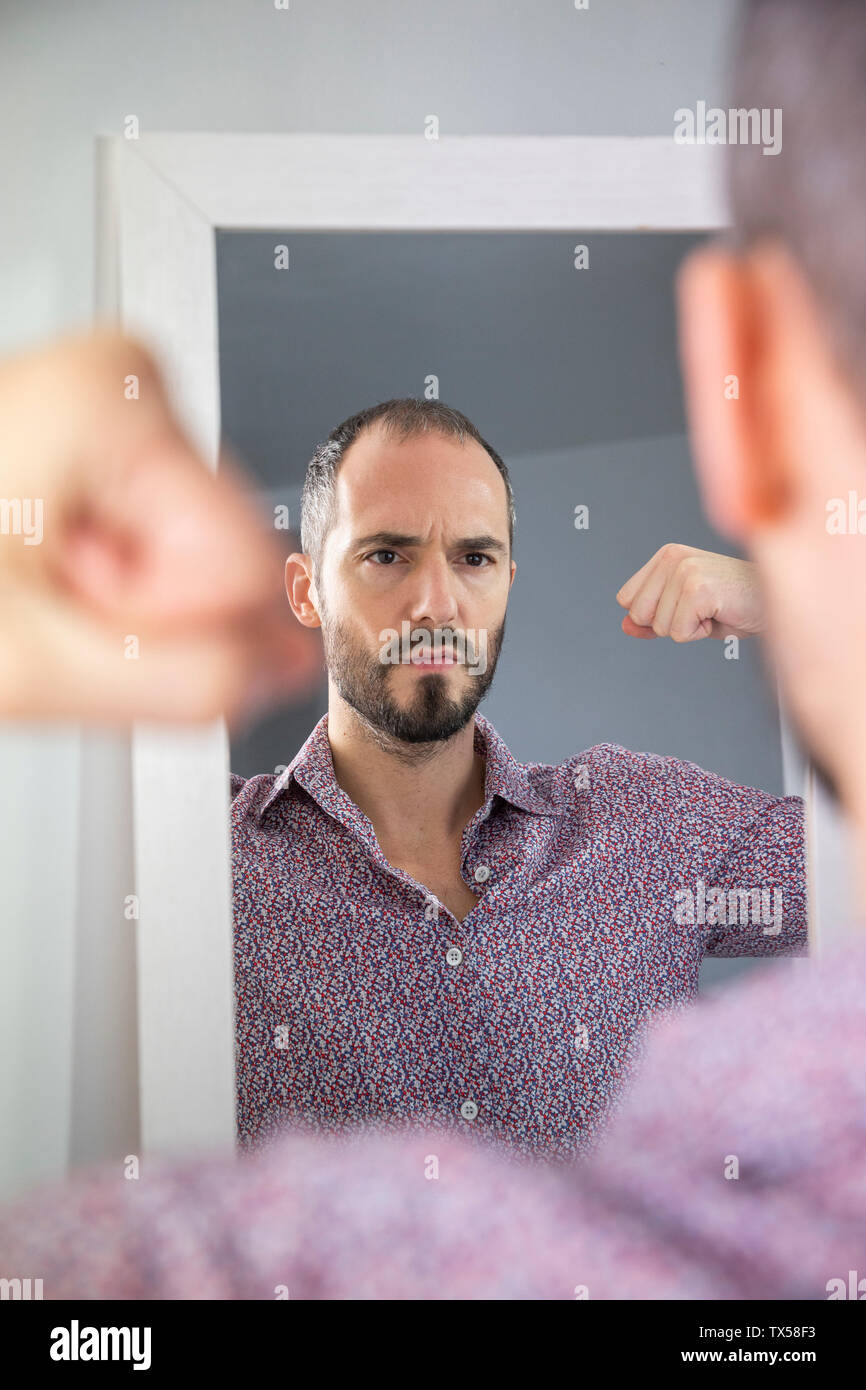 La fiducia in sé stessi. Foto Stock