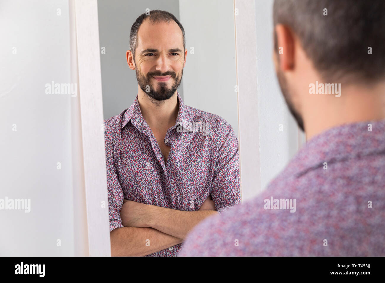 La fiducia in sé stessi. Foto Stock