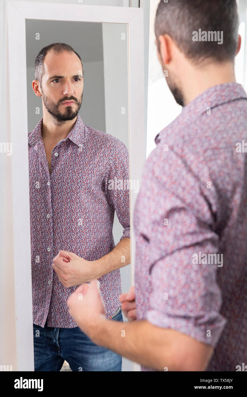 La fiducia in sé stessi. Foto Stock