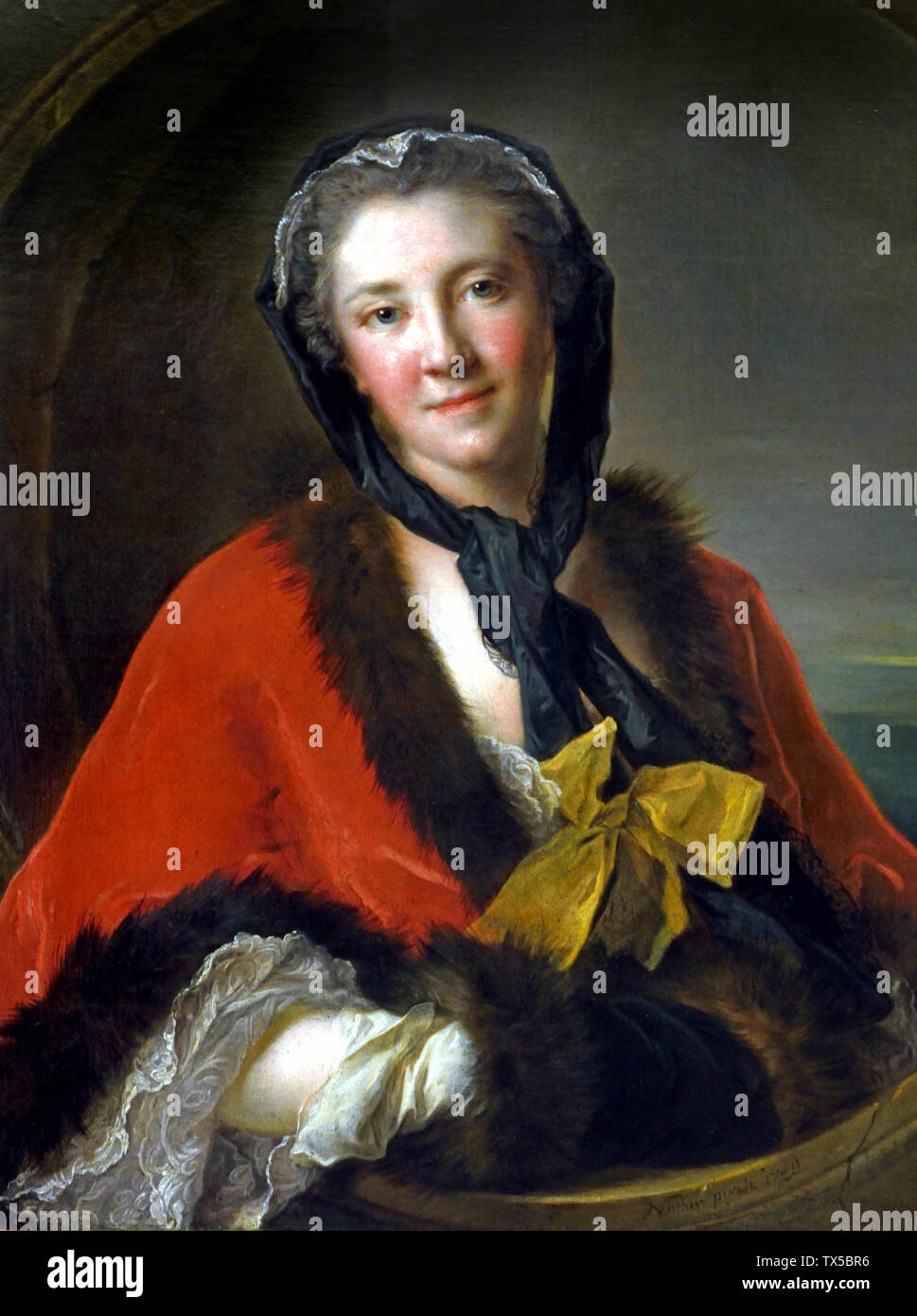 La contessa Tessin 1741 da Jean Marc Nattier (1685-1766) Francia - Francese Foto Stock