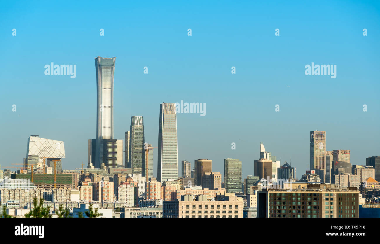 CBD Pechino architettura moderna Foto Stock