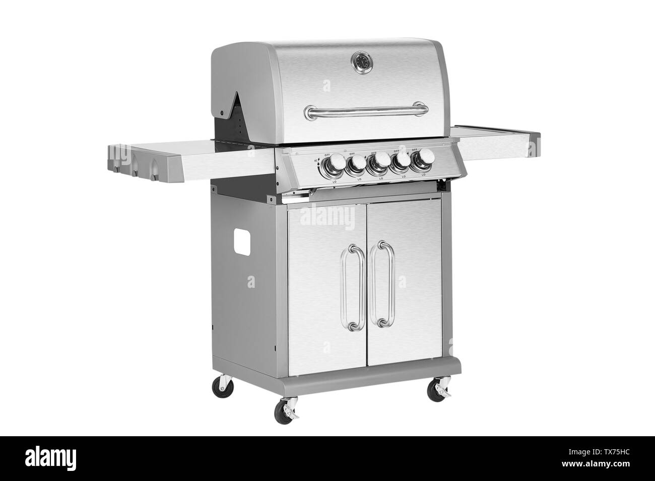 Acciaio inox grill Foto Stock