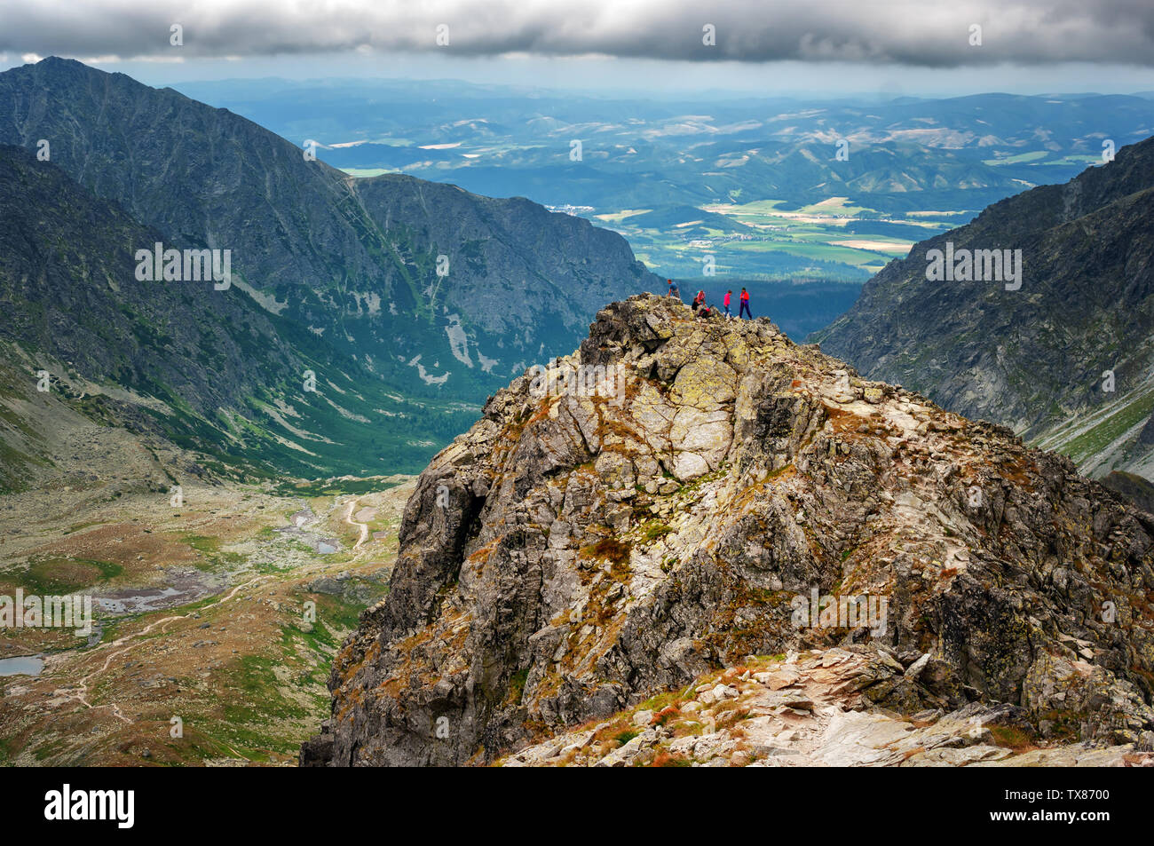 Mountain Alti Tatra National Park Foto Stock