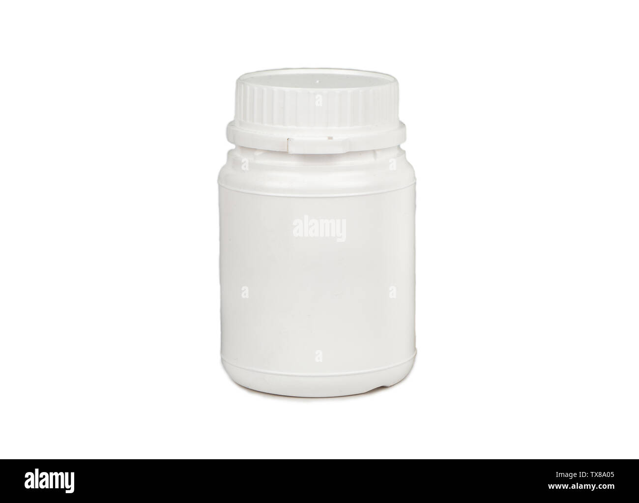 Luce vaso in plastica isolato su sfondo bianco Foto Stock