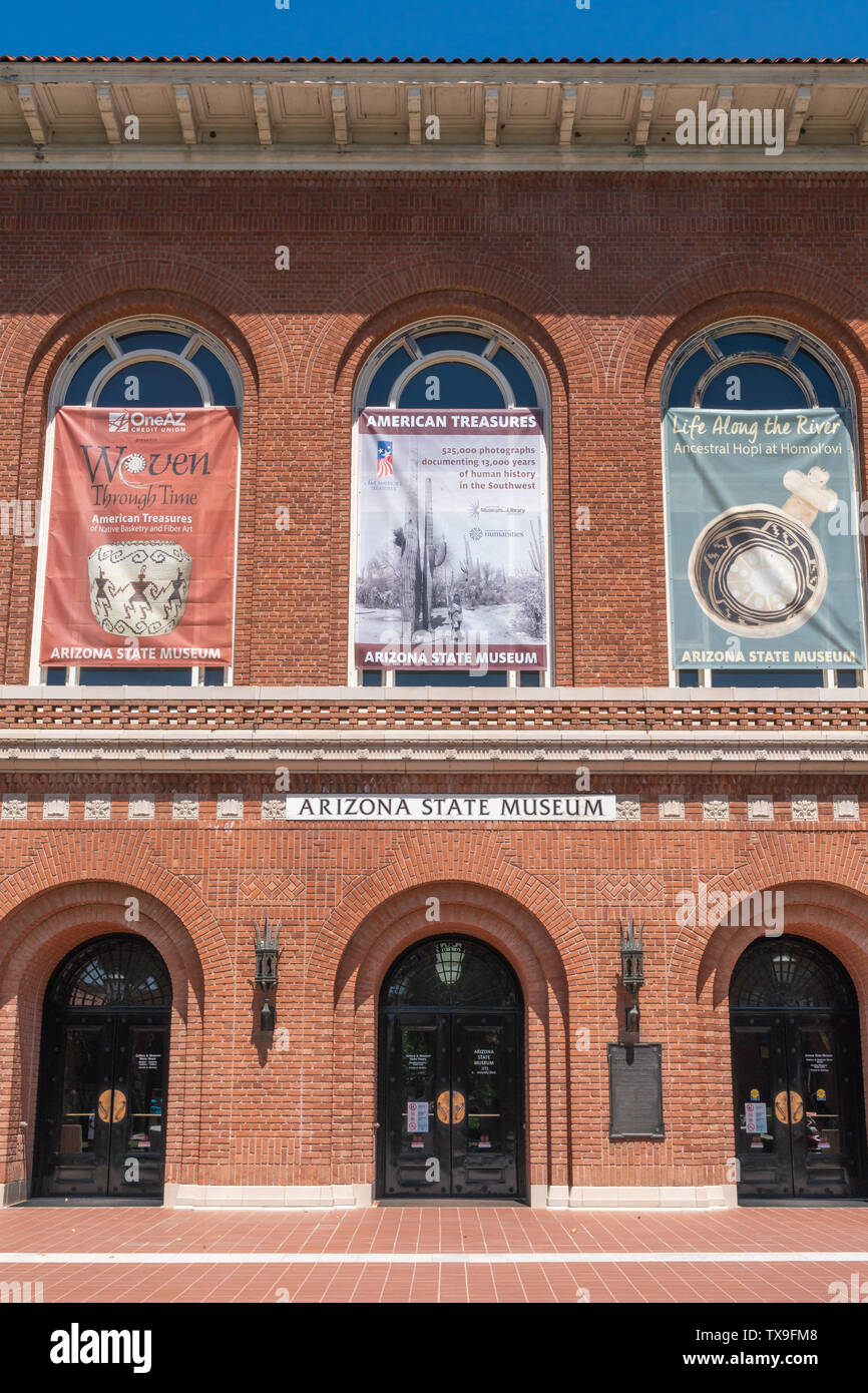 TUCSON, AZ/STATI UNITI D'America - 11 Aprile 2019: Arizona Museo di Stato sul campus della University of Arizona. Foto Stock