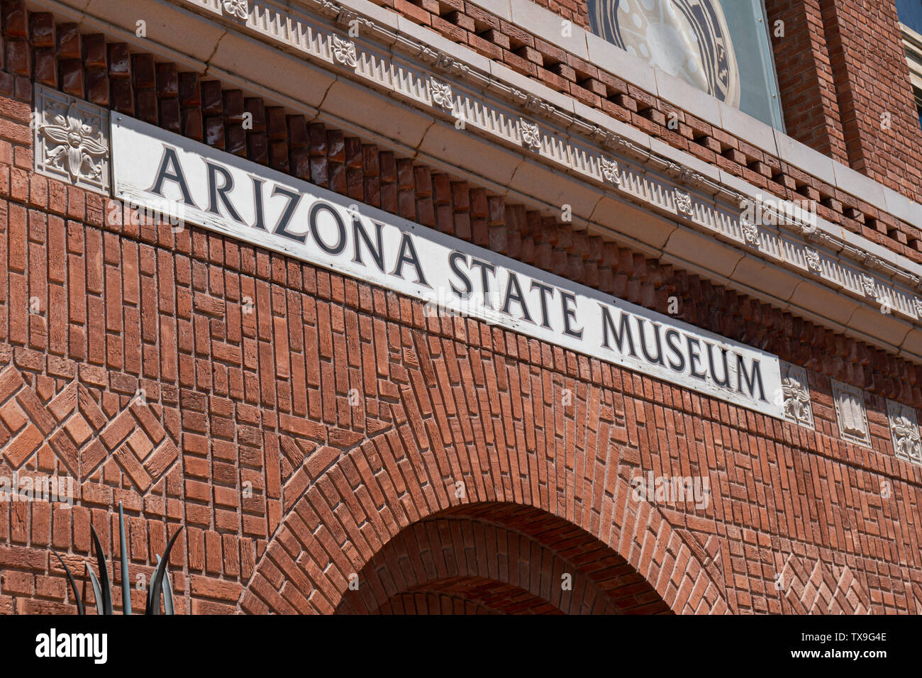 TUCSON, AZ/STATI UNITI D'America - 11 Aprile 2019: Arizona Museo di Stato sul campus della University of Arizona. Foto Stock