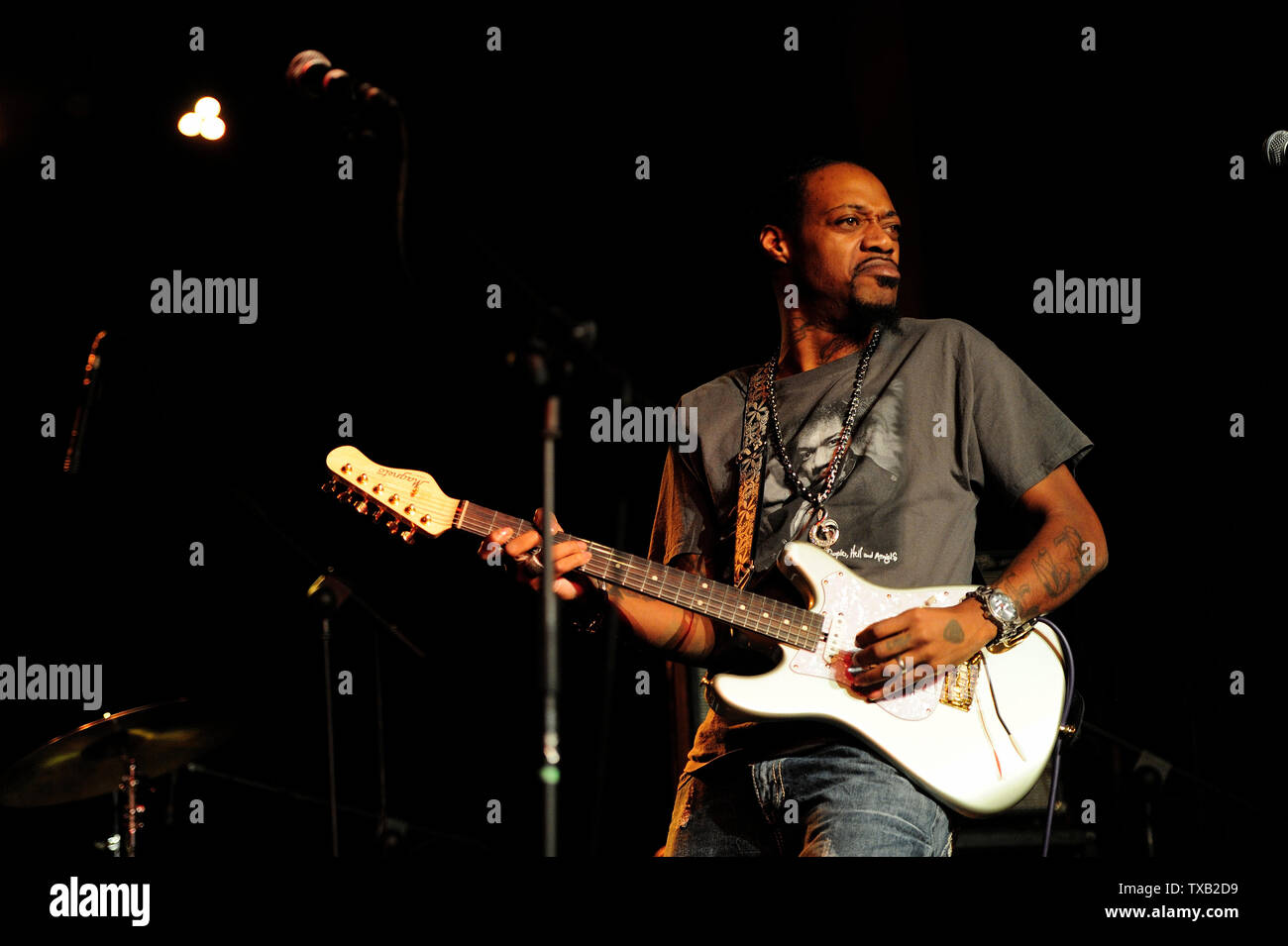 Eric Gales, (alias Raw Dawg) (nato il 29 ottobre 1974, Memphis Tennessee, hard rock, blues, heavy metal, musicista, cantautore, foto Kazimierz Jurewicz, Foto Stock