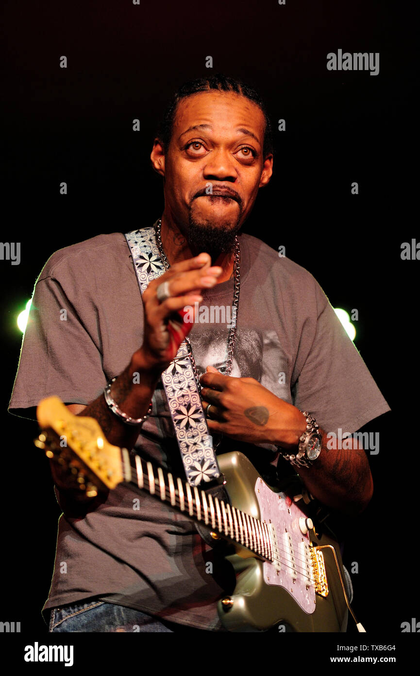 Eric Gales, (alias Raw Dawg) (nato il 29 ottobre 1974, Memphis Tennessee, hard rock, blues, heavy metal, musicista, cantautore,foto Kazimierz Jurewicz, Foto Stock