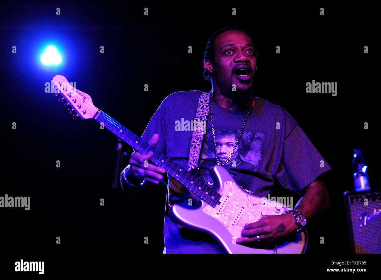 Eric Gales, (alias Raw Dawg) (nato il 29 ottobre 1974, Memphis Tennessee, hard rock, blues, heavy metal, musicista, cantautore,foto Kazimierz Jurewicz, Foto Stock