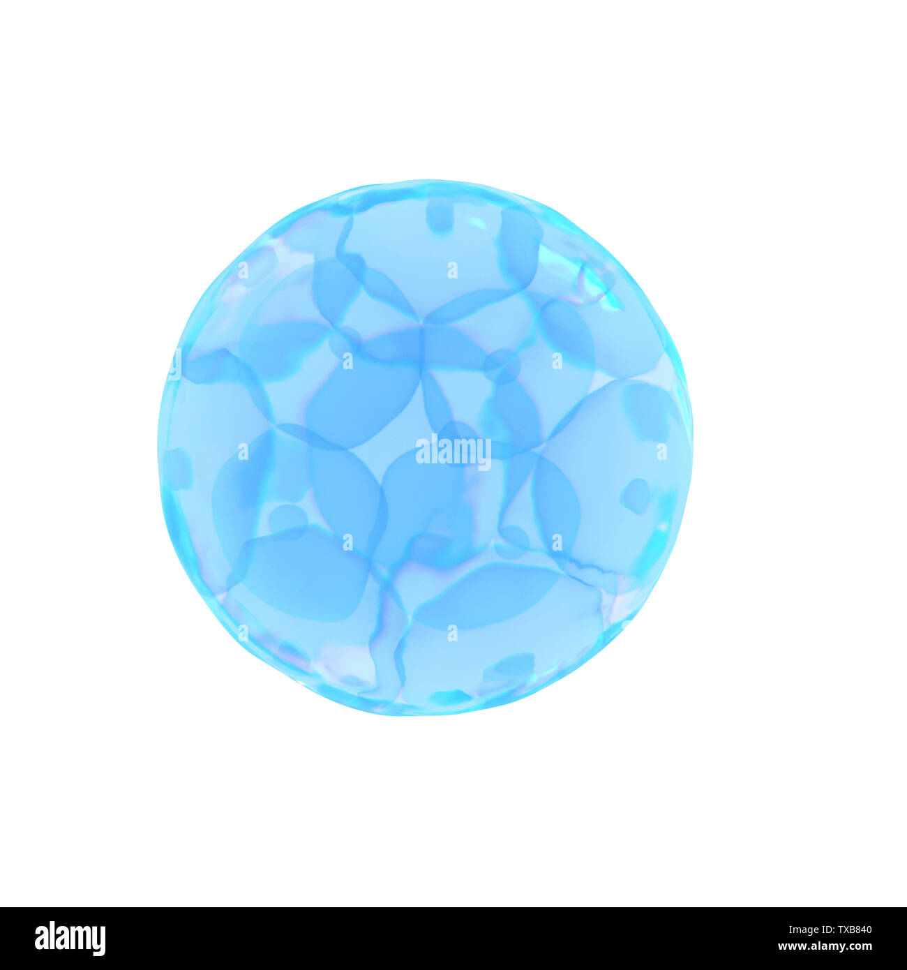 3D Rendering accurato dal punto di vista medico illustrazione di 16 cellula uovo Foto Stock