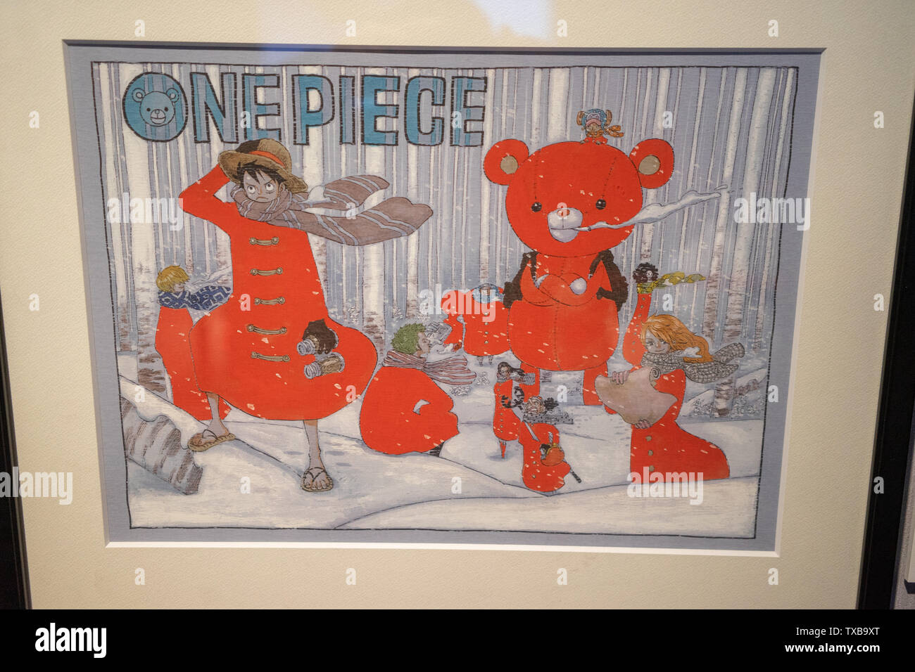 Mare ladro re caratteri sfondo del coperchio Foto Stock