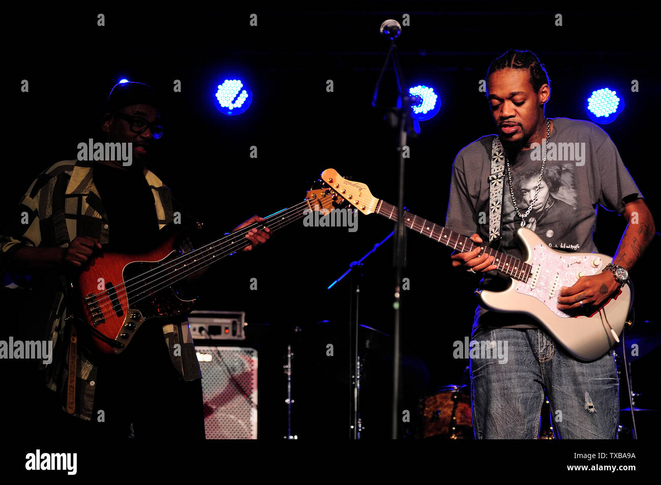 Eric Gales, (alias Raw Dawg) (nato il 29 ottobre 1974, Memphis Tennessee, hard rock, blues, heavy metal, musicista, cantautore, foto Kazimierz Jurewicz, Foto Stock