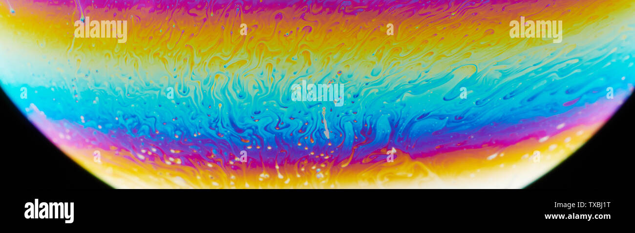 Acqua astratto colore di sfondo macro vista ravvicinata Foto Stock