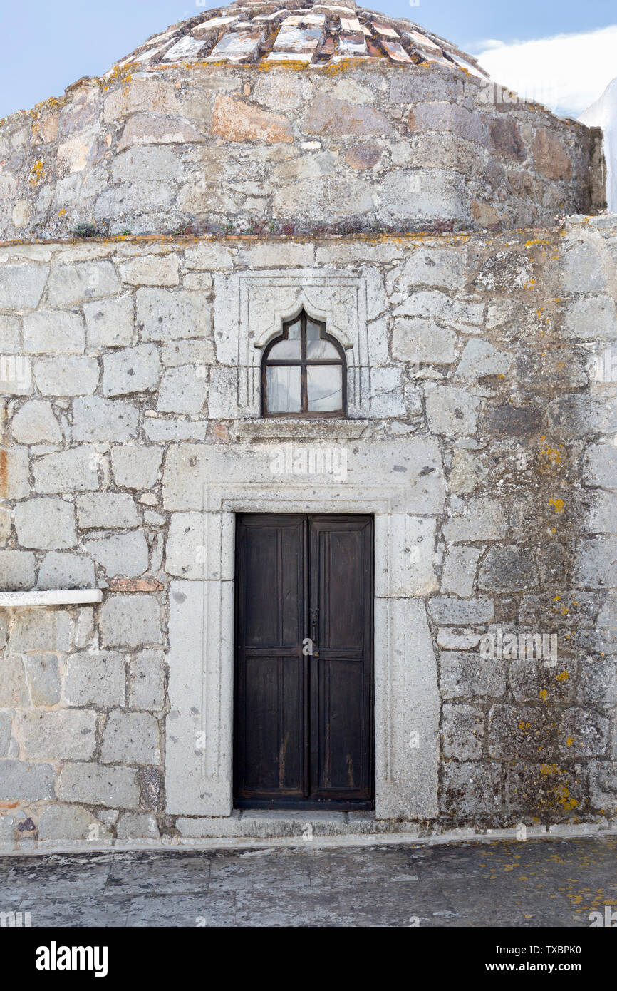 Architettura bizantina, a cupola, struttura religiosa del monastero di San Giovanni il Teologo. Foto Stock