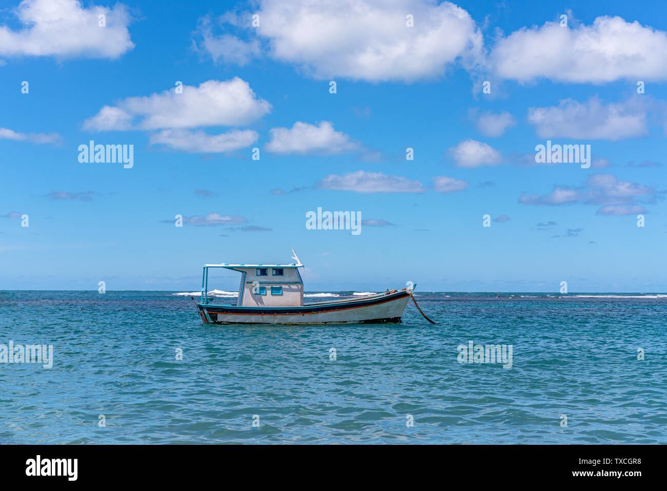 Porto de Galinhas, Ipojuca, Pernambuco, Brasile - Maggio 2019: Porto de Galinhas è una delle più belle spiagge del mondo, dove si può prendere un Foto Stock