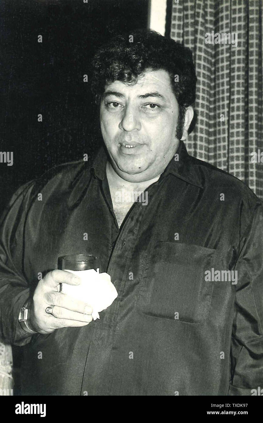 Amjad Khan , attore regista indiano Bollywood , India, Asia, 1900 Foto Stock
