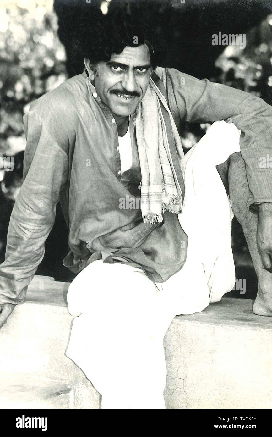 Indian film di Bollywood attore, Amrish Puri, India, Asia, 1900 Foto Stock