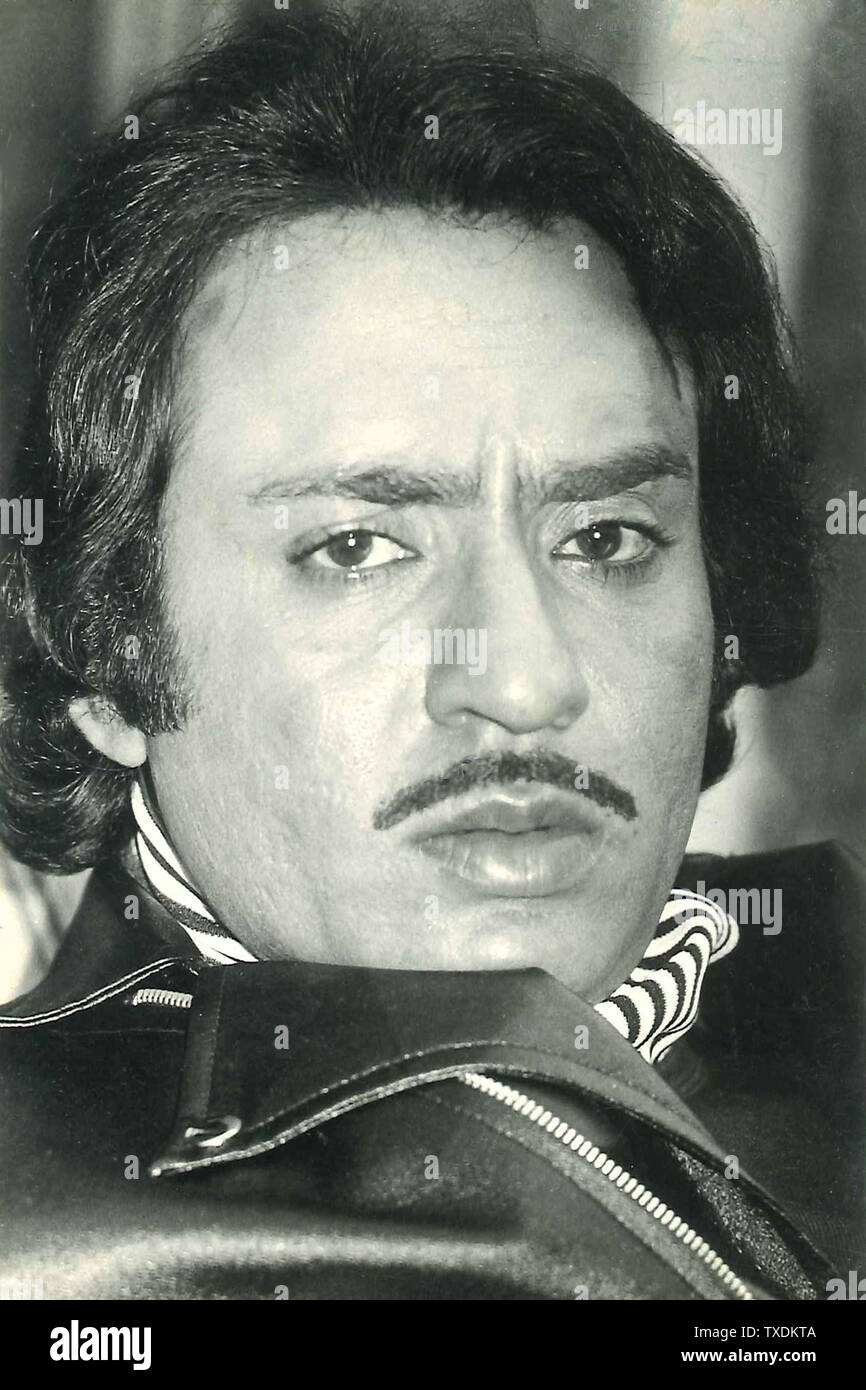 Indian film di Bollywood attore, Ranjeet, India, Asia Foto Stock