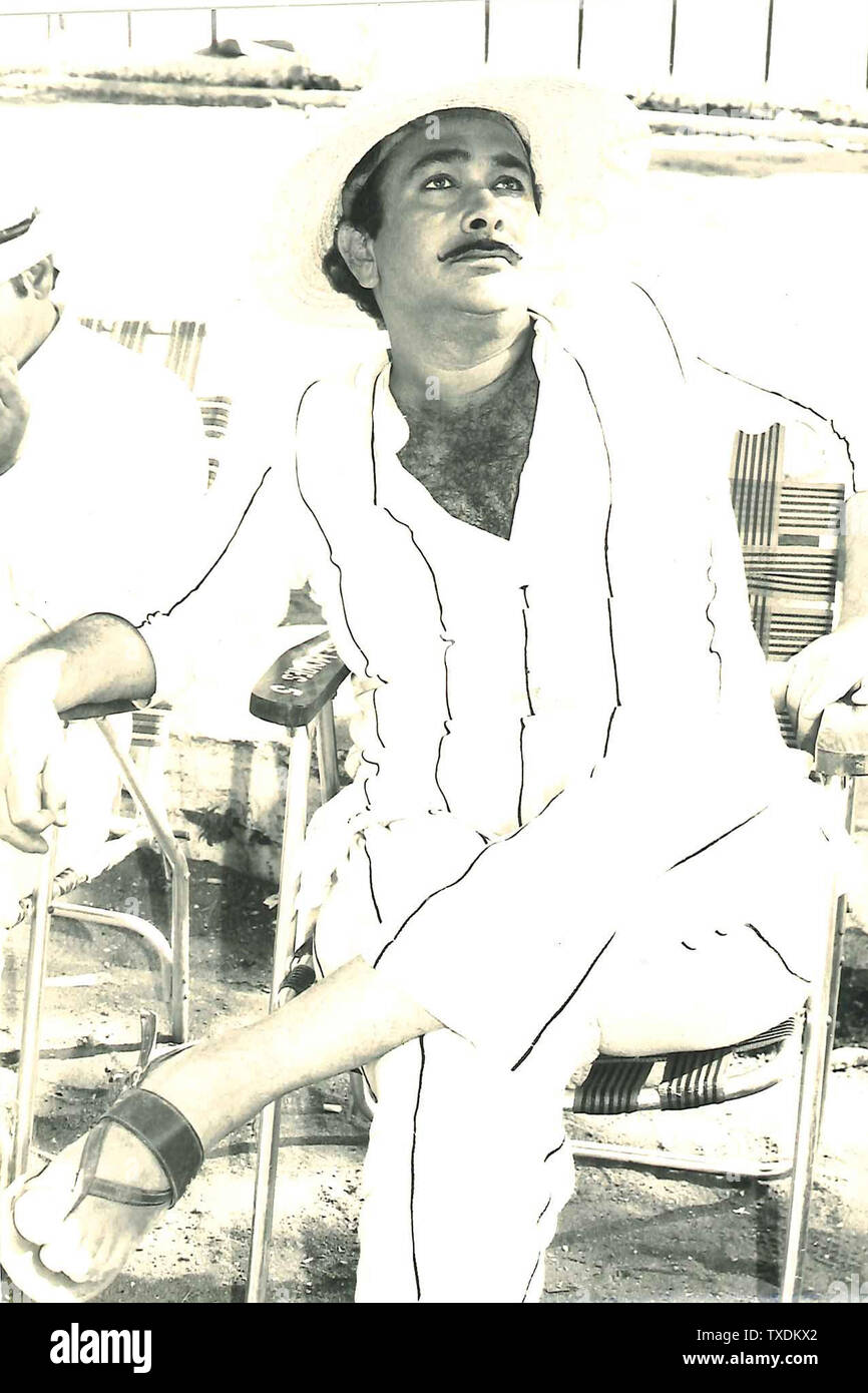 Indian film di Bollywood attore, Randhir Kapoor, India, Asia Foto Stock