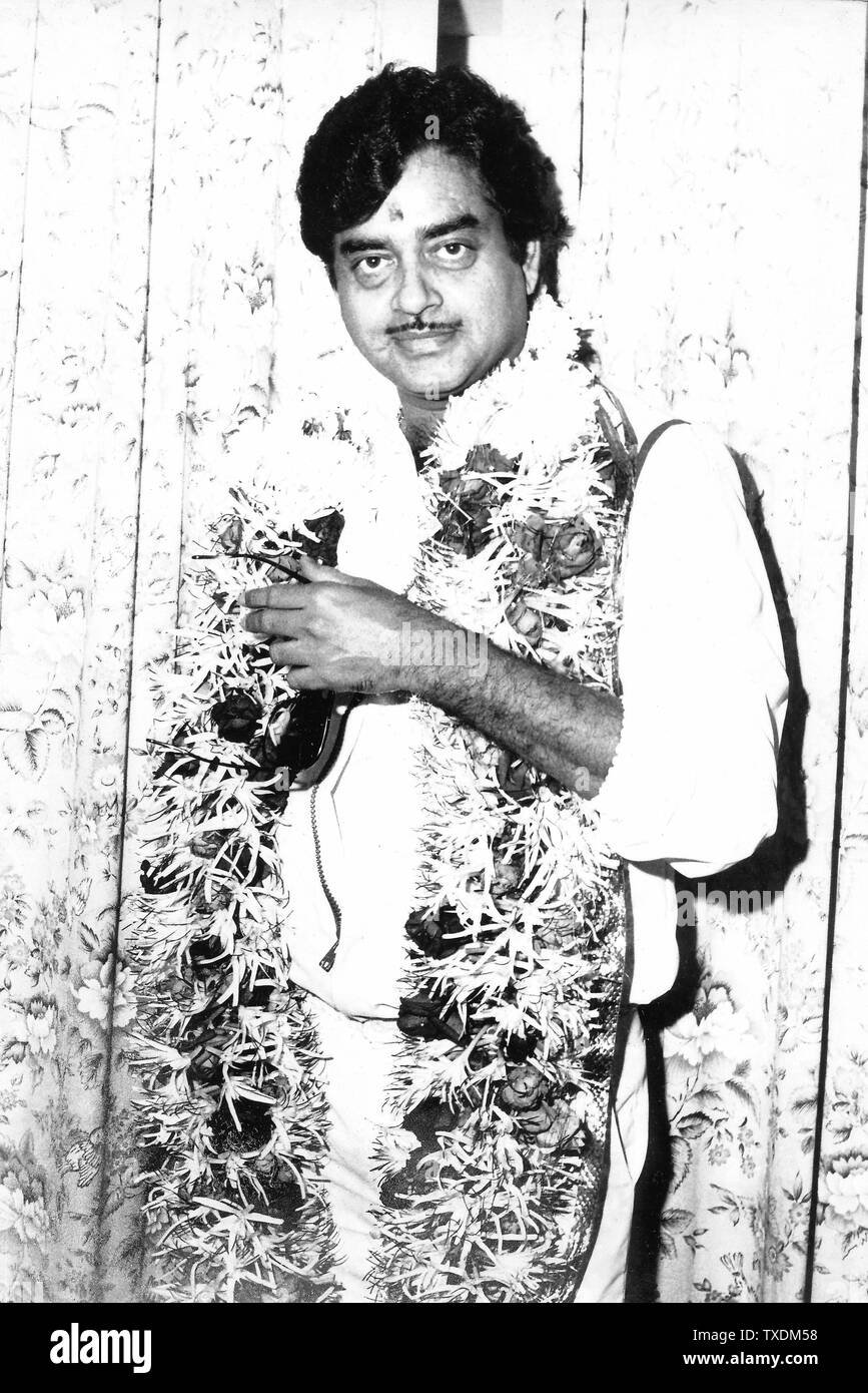 Indian film di Bollywood attore, Shatrughan Sinha, India, Asia Foto Stock