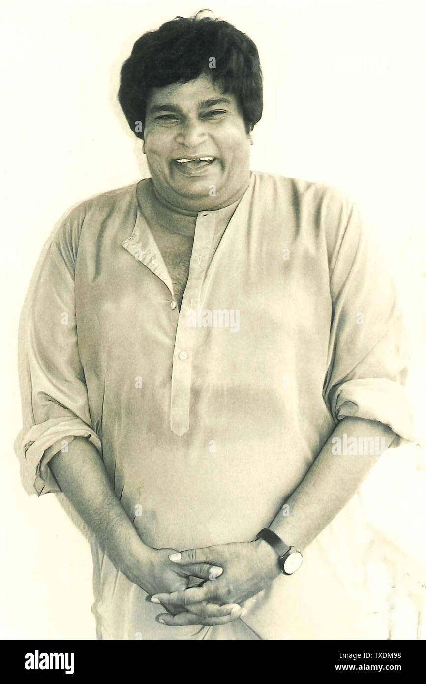 Indian film di Bollywood attore, Yunus Parvez, India, Asia Foto Stock