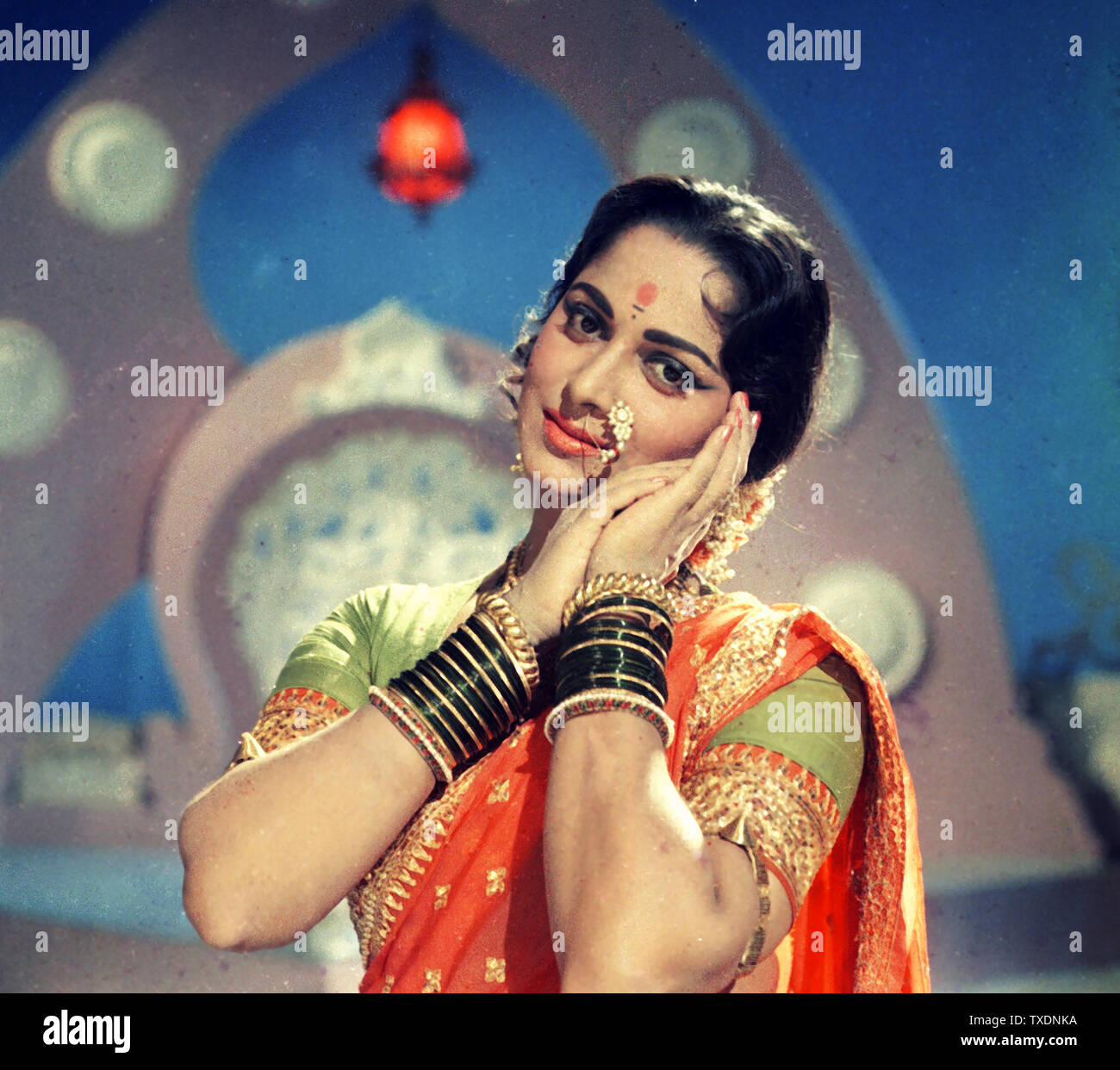 Bollywood indiana attrice Waheeda Rehman, India, Asia, 1965 Foto Stock