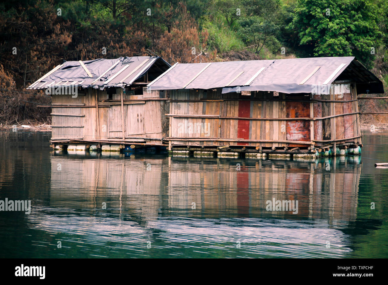 Il drifting house Foto Stock