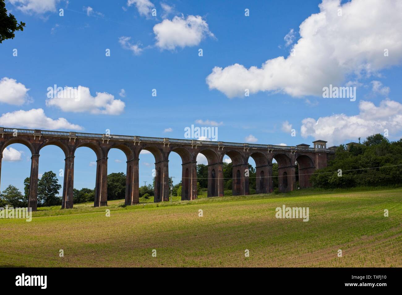 Ouse valley viadotto, Balcombe, West Sussex, Regno Unito Foto Stock