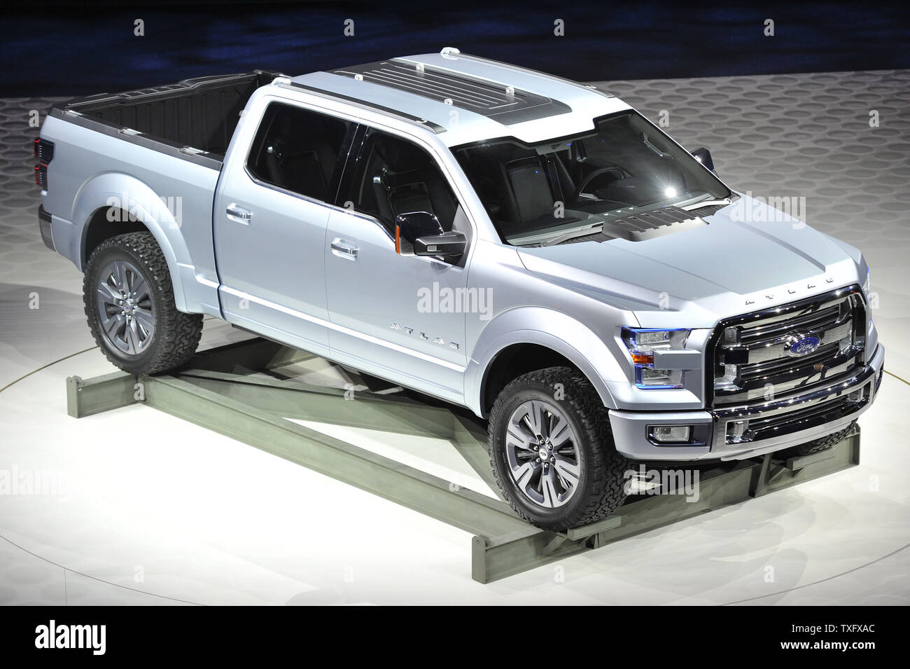 Ford debutta il concetto di Atlas pickup truck al 2013 North American International Auto Show di Detroit su gennaio 15, 2013. UPI/Brian Kersey Foto Stock