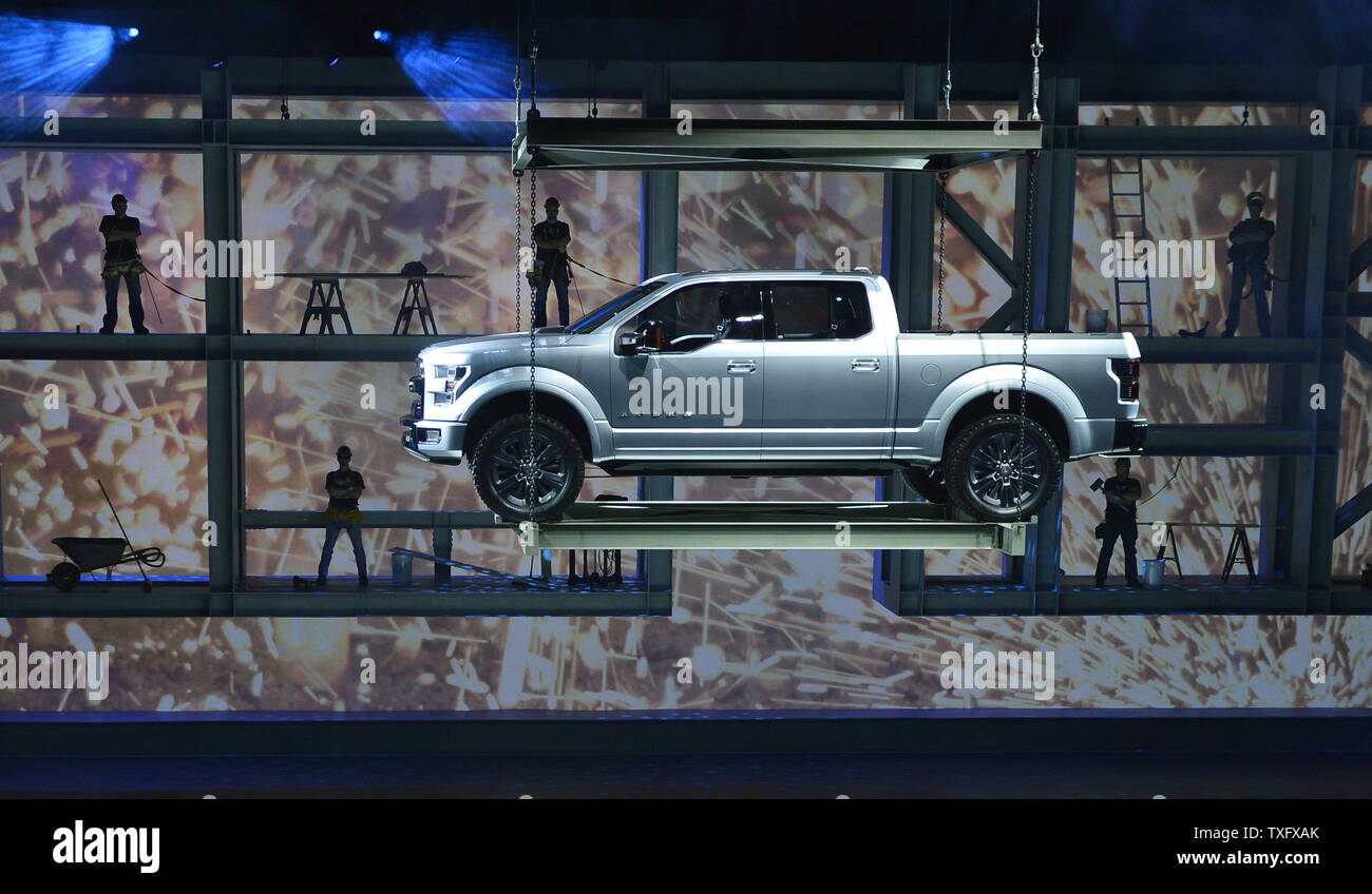 Ford debutta il concetto di Atlas pickup truck al 2013 North American International Auto Show di Detroit su gennaio 15, 2013. UPI/Brian Kersey Foto Stock