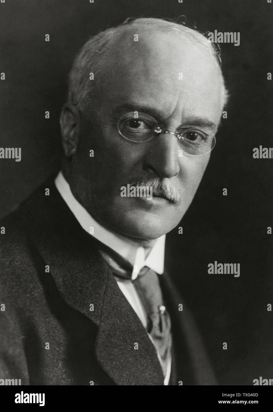 Rudolf Diesel, Tedesco ingegnere e inventore del motore Diesel. Ritratto di circa 1910 Foto Stock