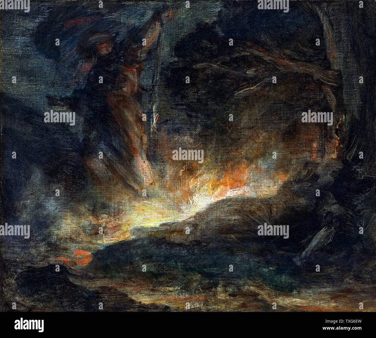 Henri Fantin-Latour scuola francese Fine dell'Valkyries Foto Stock