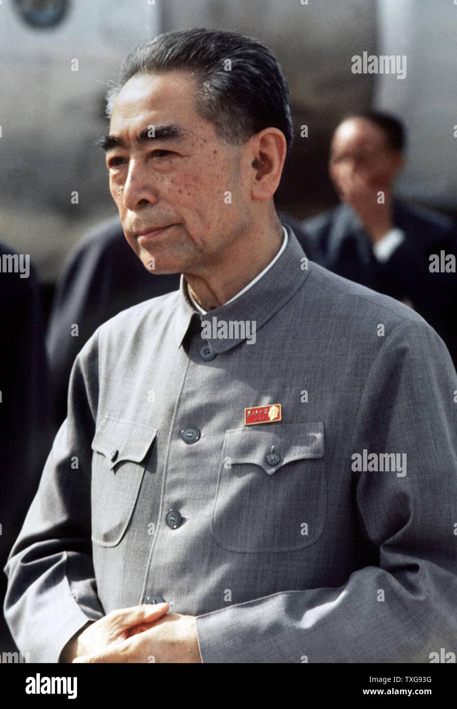 Zhou Enlai, Primo Ministro della Repubblica popolare di Cina (1949-1976) Foto Stock