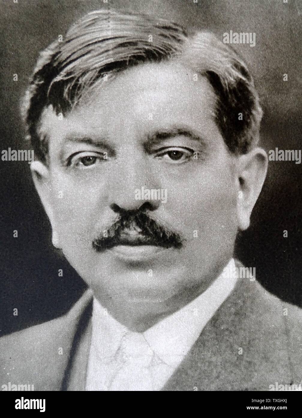 Pierre Laval (1883 ñ 15 ottobre 1945); politico francese. Il primo ministro di Francia dal 27 gennaio 1931 al 20 febbraio 1932, e anche guidato un altro governo dal 7 giugno 1935 al 24 gennaio 1936. Foto Stock