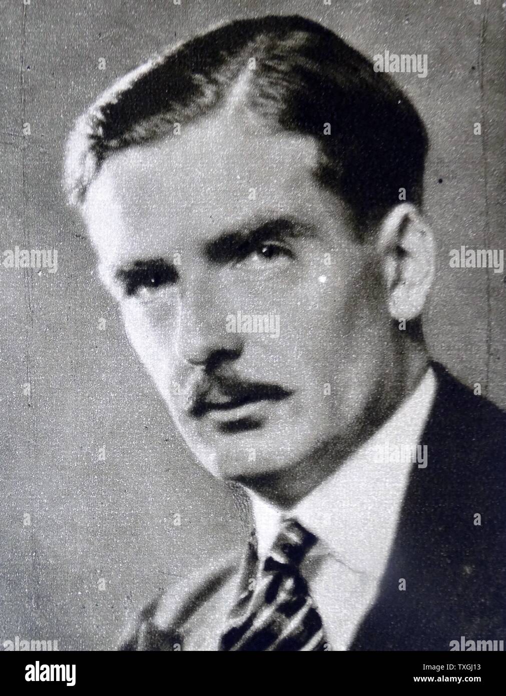 Robert Anthony Eden, 1° Conte di Avon, (1897 ñ 1977) British politico conservatore e segretario di Stato per gli affari esteri. Il primo ministro del Regno Unito dal 1955 al 1957. Foto Stock