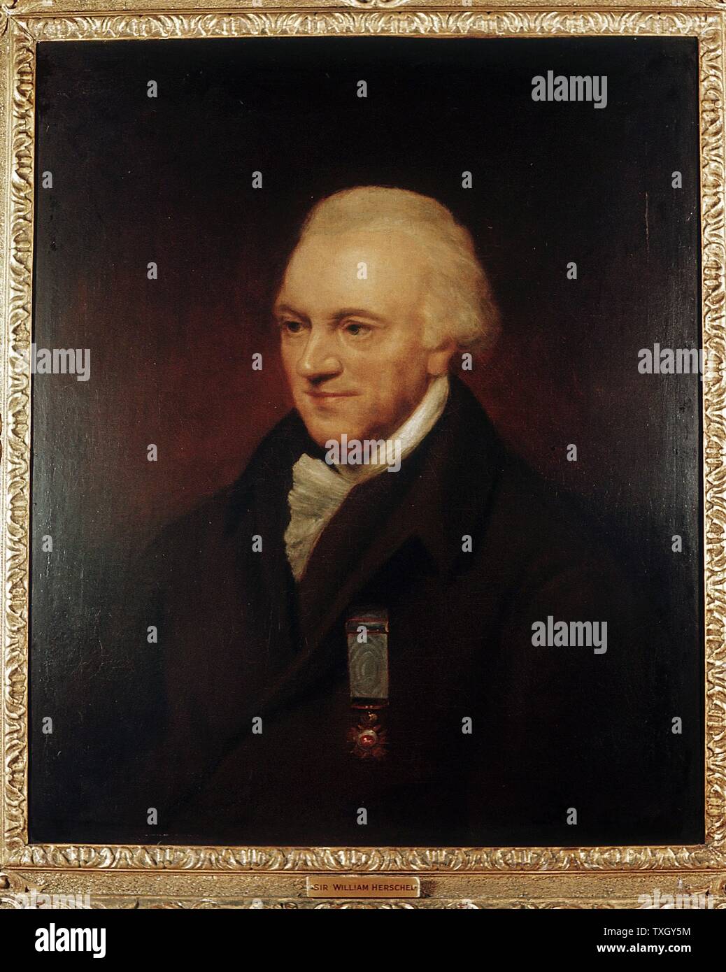 William Herschel (1738-1822) tedesco-nato astronomo inglese Foto Stock