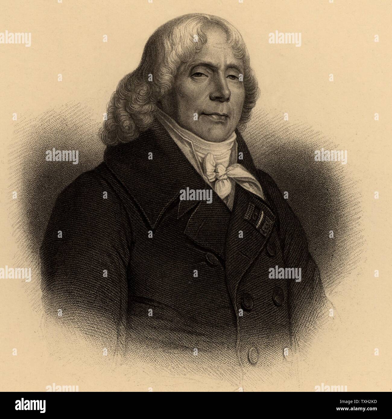 Charles Maurice de Talleyrand-Perigord, principe di Benevento (1754-1838) diplomatico e statista francese. Il successo della sua carriera diplomatica ha iniziato sotto il regno di Luigi XVI e continua attraverso la Rivoluzione Francese e poi sotto Napoleone Bonaparte, Luigi XVIII, e Louis-Philippe. Incisione. Foto Stock