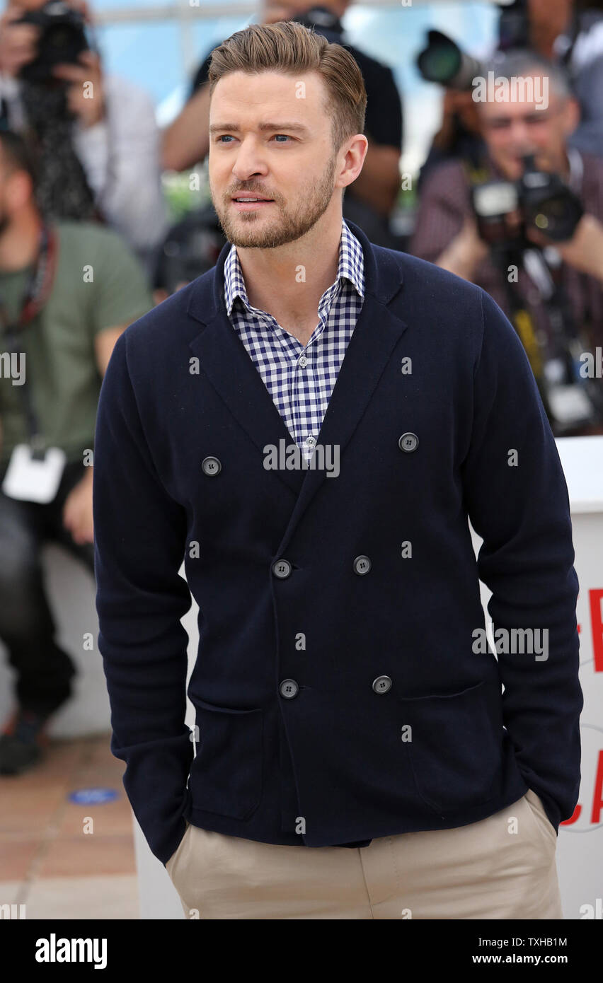 Justin Timberlake arriva a una foto chiamata per il film 'Inside Llewyn Davis' durante la 66annuale internazionale di Cannes Film Festival di Cannes, Francia il 19 maggio 2013. UPI/David Silpa Foto Stock