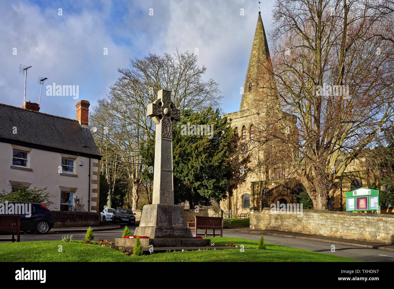 UK,Derbyshire,Eckington,St Peter & St Pauls Chiesa Foto Stock